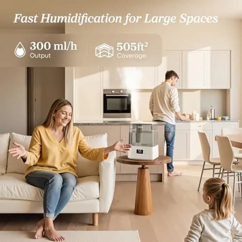 Levoit Classic 300S Smart Humidifier 6L (2000ml/day) | Quiet Operation for Large Rooms up to 505 sq ft thumbnail 3