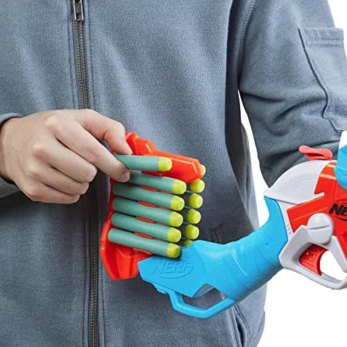Nerf DinoSquad Tricera-Blast Dart Blaster | Dinosaur Kids Toy for 8+ | Foam Blaster with 12 Darts thumbnail 3