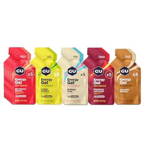 GU Energy Original Energy Gels Caffeine-Free Variety Pack 24 Count | Dual Source Energy for Athletes thumbnail 1