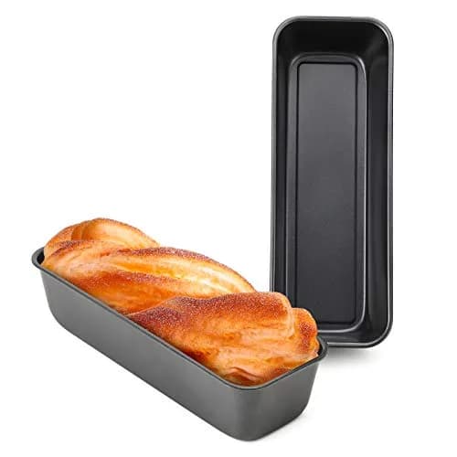 Beasea Long Loaf Bread Pan 12x4 Inch | Nonstick Carbon Steel Bakeware for Oven Baking thumbnail 1
