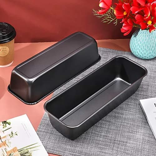 Beasea Long Loaf Bread Pan 12x4 Inch | Nonstick Carbon Steel Bakeware for Oven Baking thumbnail 3