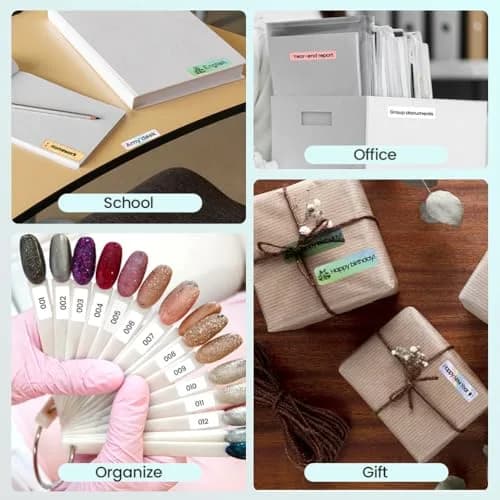 Phomemo D30 Portable Thermal Label Printer Green | 203dpi Resolution, Bluetooth 4.0, 10m Wireless thumbnail 5