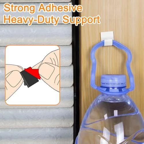 SOULWIT 50 Pcs Self Adhesive Cable Management Clips, White | Organize TV PC Laptop Ethernet Cables thumbnail 4