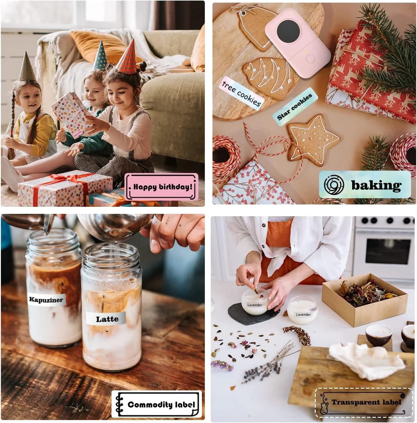 Phomemo D30 Bluetooth Label Maker - Pink | High Resolution USB-C Printer - view 9