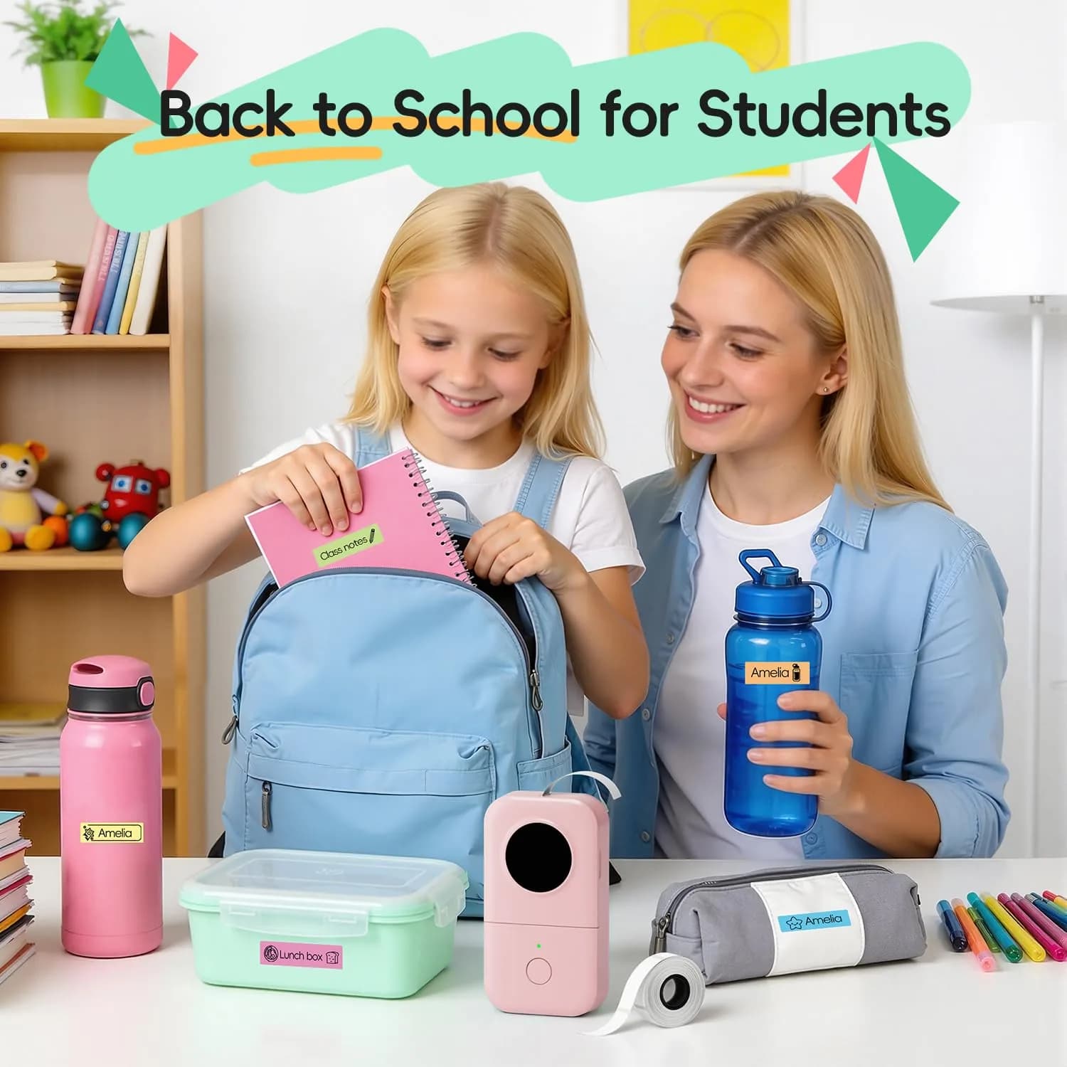 Phomemo D30 Bluetooth Label Maker - Pink | High Resolution USB-C Printer - view 2