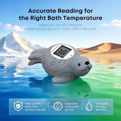 Doli Yearning Baby Bath Thermometer 4.4 inches | Accurate & Waterproof for Safe Baby Water Monitoring thumbnail 5