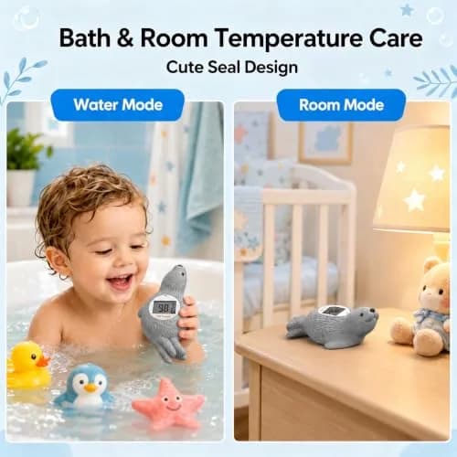 Doli Yearning Baby Bath Thermometer 4.4 inches | Accurate & Waterproof for Safe Baby Water Monitoring thumbnail 6