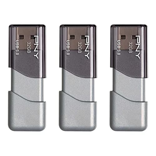 PNY 32GB Turbo Attache 3 USB 3.0 Flash Drive | Fast Data Transfer & Portable Storage thumbnail 1