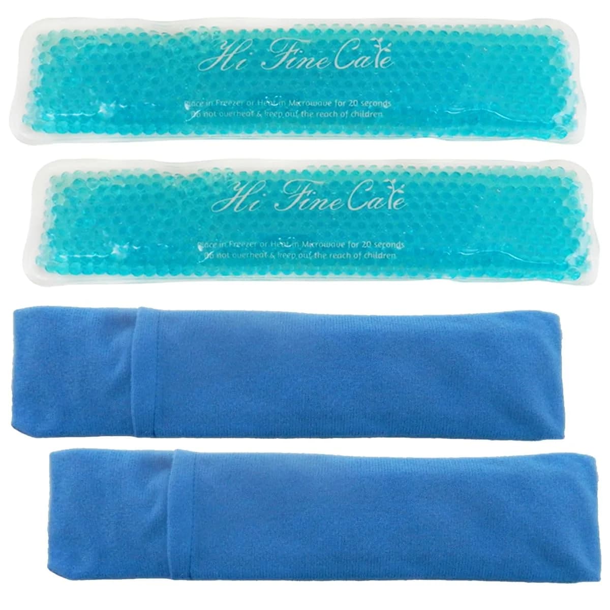 HI FINE CARE Perineal Cooling Pad 4 Count (Pack of 1) | Postpartum Recovery & Hemorrhoid Relief — Purple