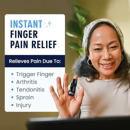 Dr. Frederick's Original Trigger Finger Splints Regular Black 2 ct | Supports Finger Pain & Stiffness thumbnail 2