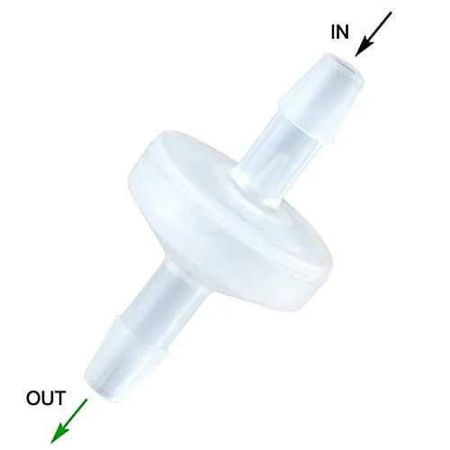 PAGOW 1/8Inch Check Valve 4 Pack | PVDF Wear-Resistant Micro Diaphragm thumbnail 3
