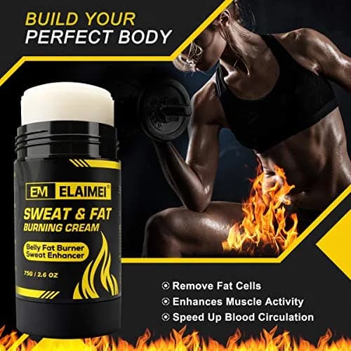ELAIMEI Fat Burning Sweat Cream | Weight Loss Hot Gel for Belly & Body | Deep Tissue Massage & Muscle Relief (1 pack) thumbnail 3