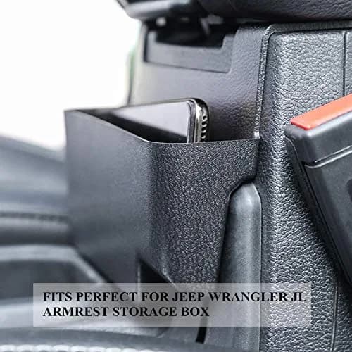 YOCTM Black Caddy for Jeep Wrangler JL JT 2018-2025 | Extends Storage Space thumbnail 2