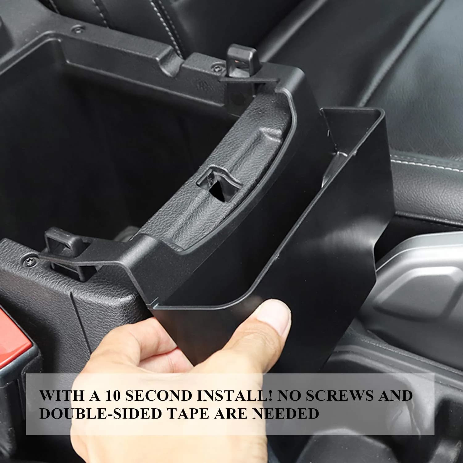 YOCTM Black Caddy for Jeep Wrangler JL JT 2018-2025 | Extends Storage Space - view 3