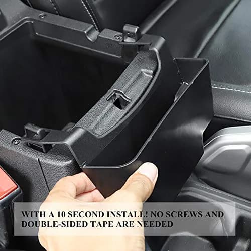 YOCTM Black Caddy for Jeep Wrangler JL JT 2018-2025 | Extends Storage Space thumbnail 3