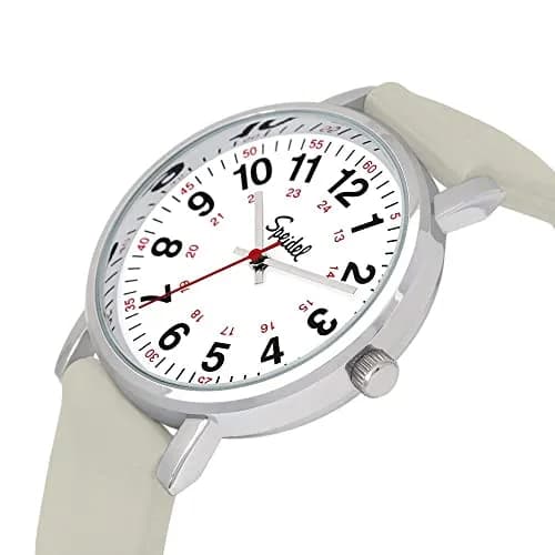 Speidel Original Scrub Watch™ for Nurses, Waterproof 38mm, Light Gray | Large Dial & Second Hand thumbnail 2