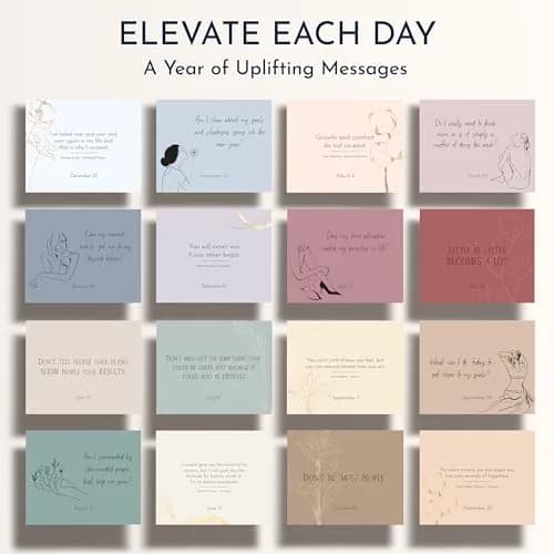 RYVE Positive Affirmations Calendar, Quotes & Reflections, Daily Desk Calendar | Motivational Desk Decor (70-120 chars) thumbnail 4