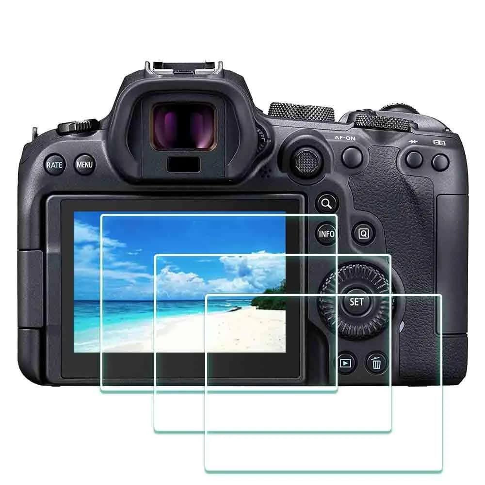 ULBTER 3 Pack Tempered Glass Screen Protector for Canon EOS R6/R7/R6 Mark II/III/V LCD (0.3mm)