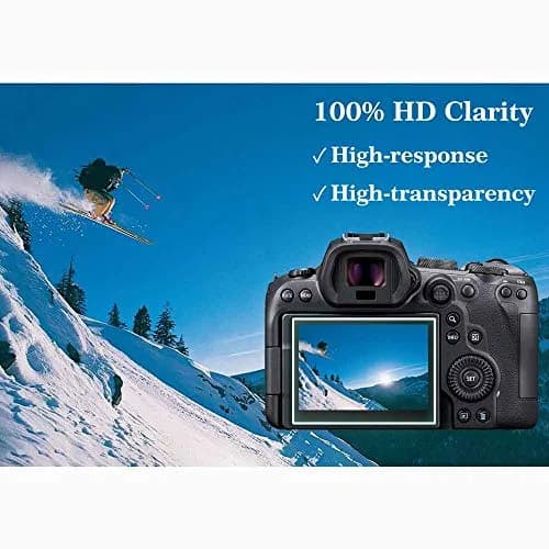 ULBTER 3 Pack Tempered Glass Screen Protector for Canon EOS R6/R7/R6 Mark II/III/V LCD (0.3mm) thumbnail 5
