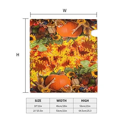 Mantaiyuan Autumn Fall Harvest Mailbox Cover Trees Leaves 21x18 in | Weatherproof Garden Decor thumbnail 4