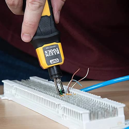 Klein Tools VDV427-300 Impact Punchdown Tool with 66/110 Blade | Precise CAT Cable Connections thumbnail 8