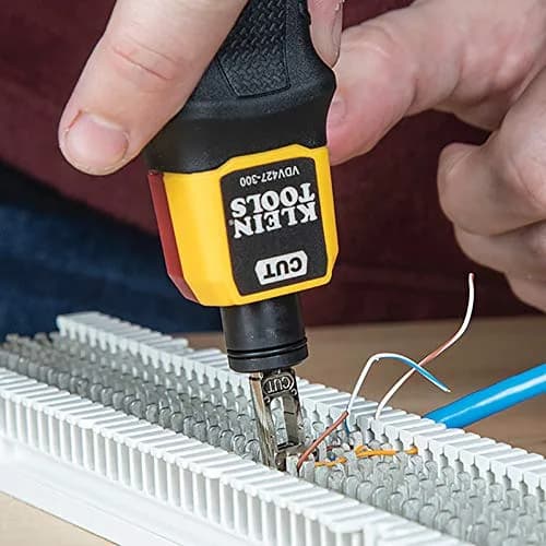 Klein Tools VDV427-300 Impact Punchdown Tool with 66/110 Blade | Precise CAT Cable Connections thumbnail 4