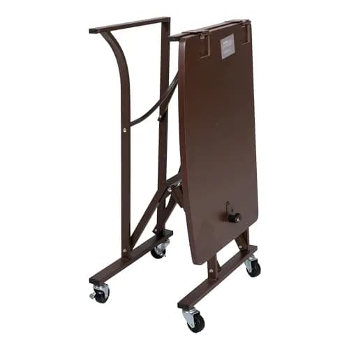 Origami RDP Small Foldable Laptop Trolley, Portable Desk with Wheels, Vintage Bronze | Compact, Mobile & Durable thumbnail 6
