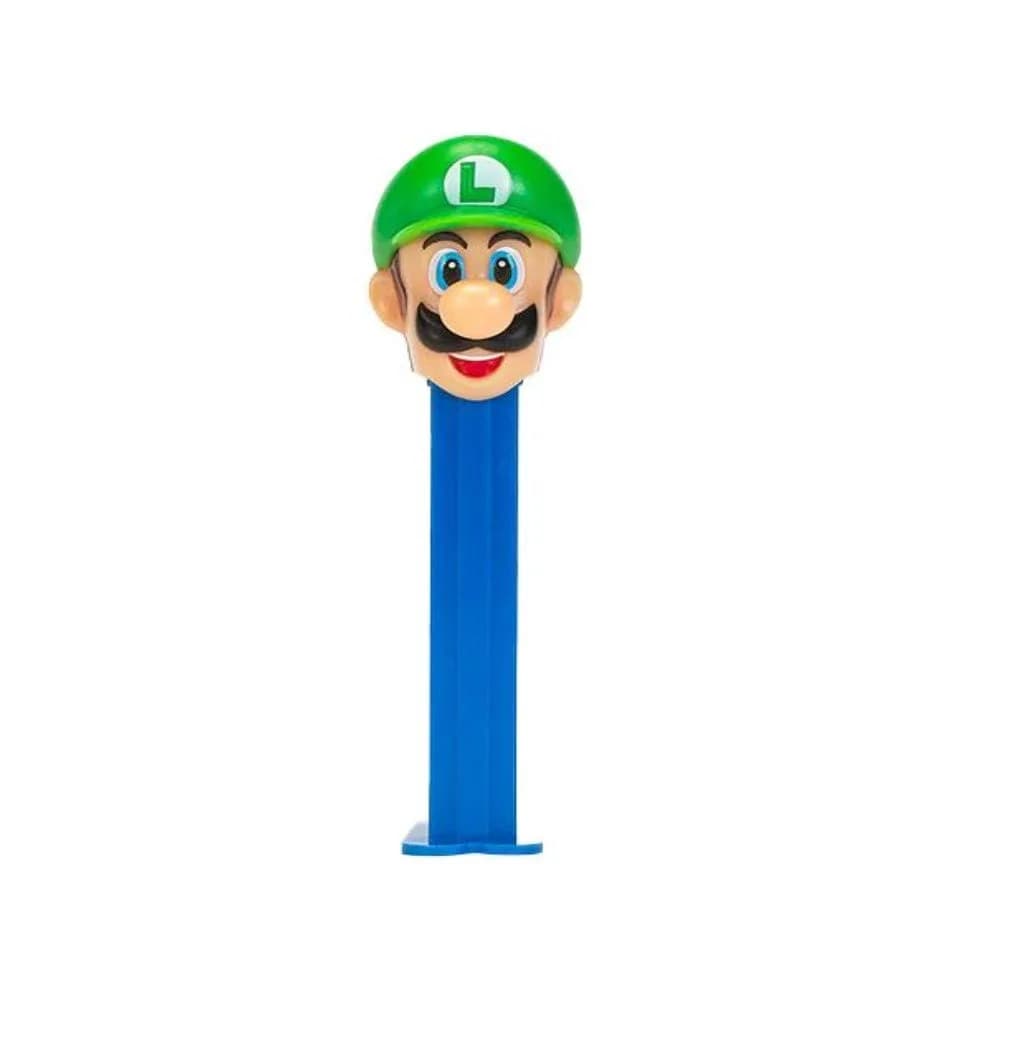 PEZ Nintendo Candy Dispenser - Luigi Pez Dispenser with 2 Candy Refills | Nintendo Mario Bros Party Favors, Grab Bags — 3 Piece Set