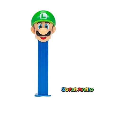 PEZ Nintendo Candy Dispenser - Luigi Pez Dispenser with 2 Candy Refills | Nintendo Mario Bros Party Favors, Grab Bags thumbnail 2