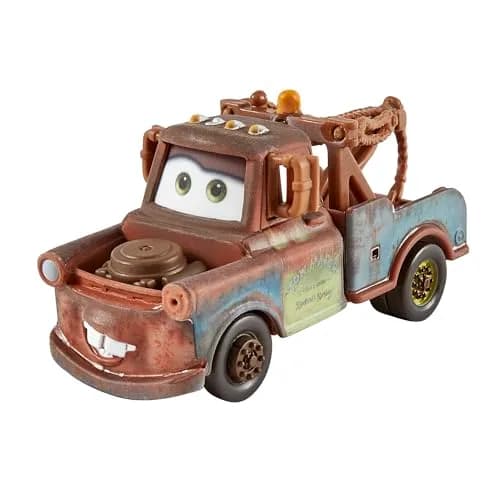 Mattel Disney Pixar Cars Radiator Springs 3-Pack Die-cast Toy Cars & Trucks with Lightning McQueen, Mater & Sheriff | Authentic USA Import thumbnail 4