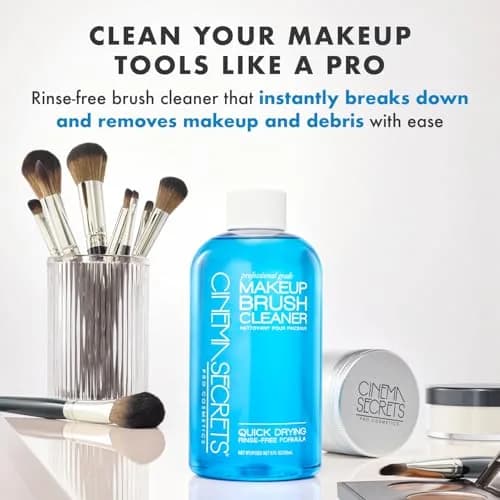 Cinema Secrets Original Makeup Brush Cleaner Spray 177ml (6 fl oz) | Professional Rinse-Free Formula thumbnail 2
