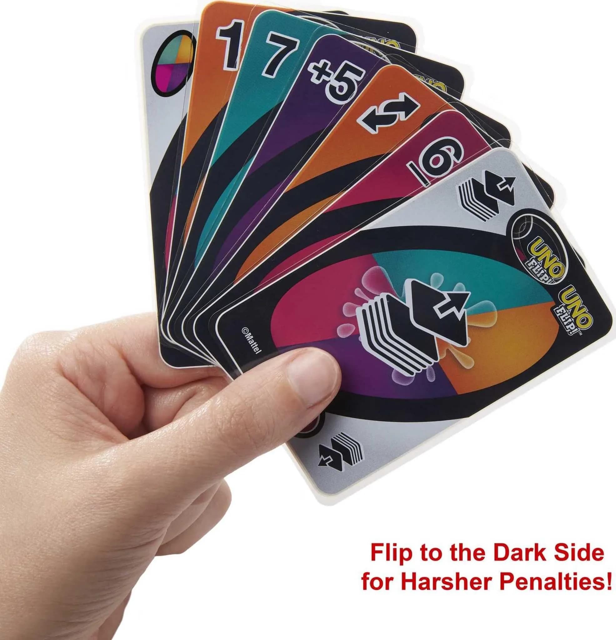 Mattel Games UNO Flip! Splash Card Game with Water-Resistant Cards (2-Pack) - view 4
