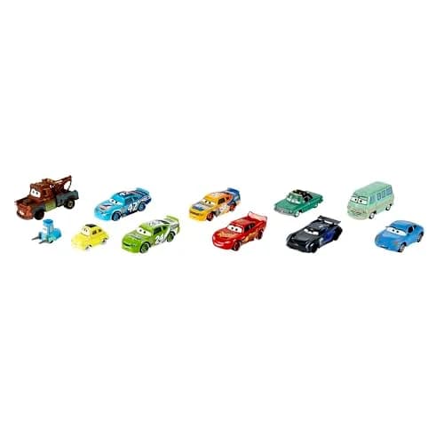 Mattel Disney Pixar Cars Mini Racers 10-Pack Die-Cast Vehicles | 1:55 Scale thumbnail 4