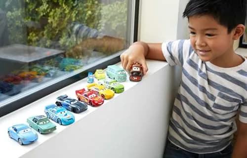 Mattel Disney Pixar Cars Mini Racers 10-Pack Die-Cast Vehicles | 1:55 Scale thumbnail 2