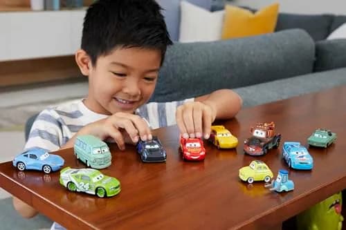 Mattel Disney Pixar Cars Mini Racers 10-Pack Die-Cast Vehicles | 1:55 Scale thumbnail 3