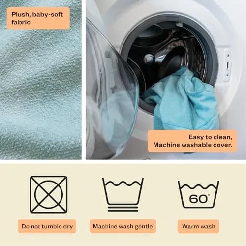 My Brest Friend Nursing Pillow - Deluxe - Aqua | Supportive, Durable & Eco-Friendly for Breastfeeding thumbnail 3