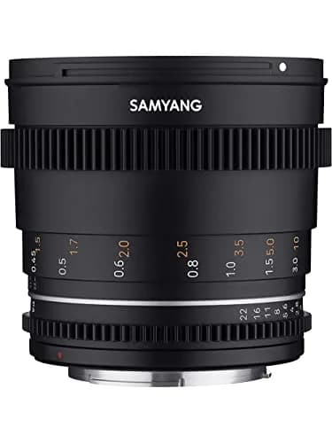 Samyang 50mm T1.5 VDSLR MK2 Cine Lens for Canon EF | Full Frame, Manual Focus, Weather-Sealed Mount thumbnail 3