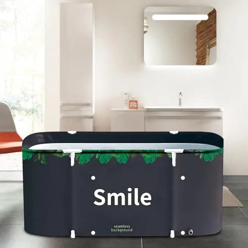 BDL Portable Foldable Soaking Bathtub for Small Spaces | Thermal & Environmentally Friendly, Easy to Store & Use thumbnail 5