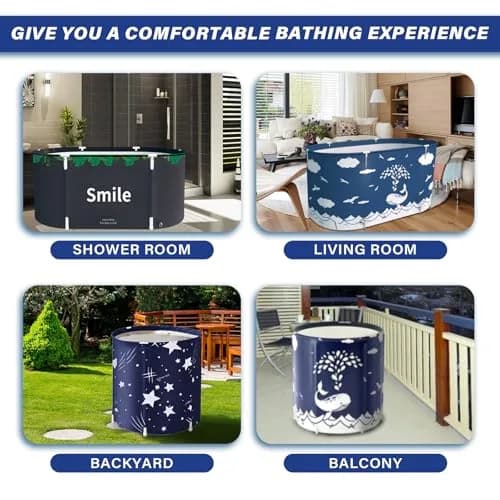 BDL Portable Foldable Soaking Bathtub for Small Spaces | Thermal & Environmentally Friendly, Easy to Store & Use thumbnail 7