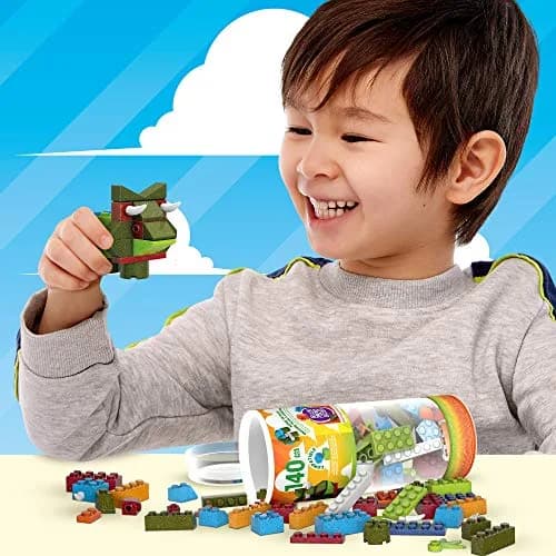 Mega Construx Kids Blocks Toy Set 140 pcs Speckled Colors | Creative Building Fun for Ages 4+ thumbnail 3