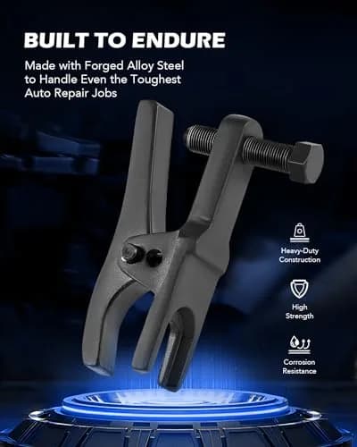 Orion Motor Tech Ball Joint Separator, Tie Rod End Tool Set, Pitman Arm Puller | Heavy-Duty Alloy, 5 Tools, Portable ABS Case thumbnail 6