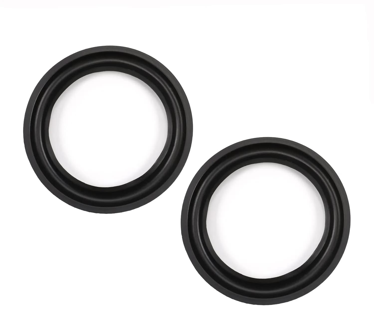 Fielect 12 Inch Speaker Rubber Edge Surround Rings | Durable DIY Replacement for Speaker Repair — 12"
