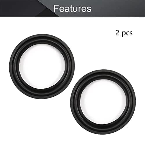Fielect 12 Inch Speaker Rubber Edge Surround Rings | Durable DIY Replacement for Speaker Repair thumbnail 3