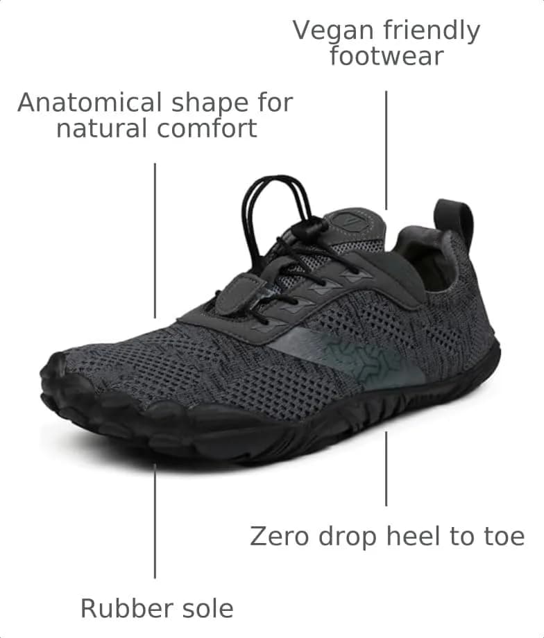 WHITIN Men's Wide Width Trail Running Shoes 11 | Zero Drop, Vegan, Minimalist Design thumbnail 4