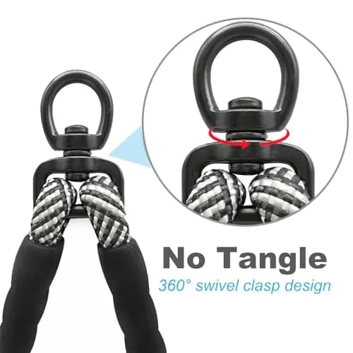 Mycicy Double Dog Leash Coupler 1/3" (0.84cm) x 33" (83.82cm) | Tangle-Free Dual Dog Lead Splitter for Small-Medium Dogs thumbnail 2