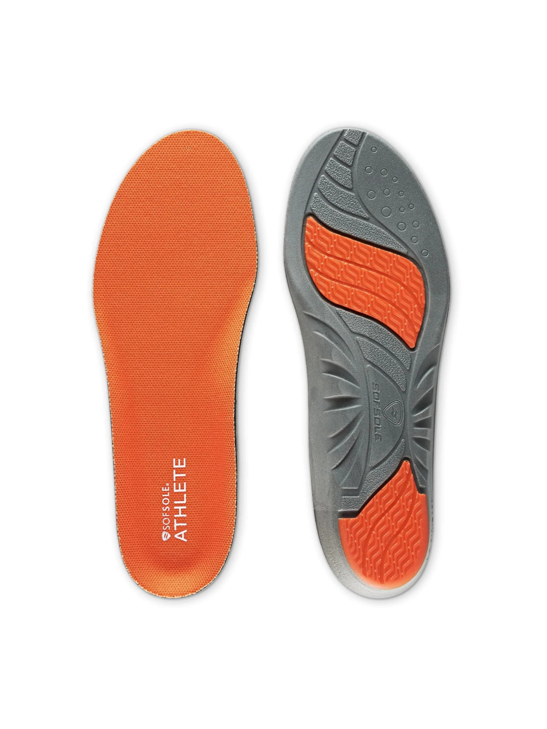 Sof Sole Insoles Men's ATHLETE Performance Full-Length Gel Shoe Insert | Shock Absorption & All-Day Comfort (Men's 11-12.5)