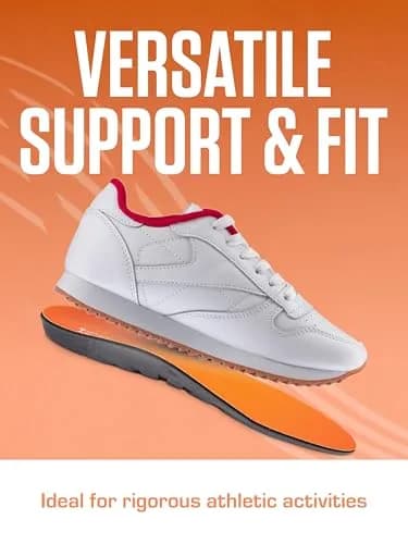 Sof Sole Insoles Men's ATHLETE Performance Full-Length Gel Shoe Insert | Shock Absorption & All-Day Comfort (Men's 11-12.5) thumbnail 7