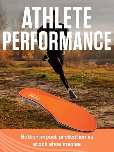 Sof Sole Insoles Men's ATHLETE Performance Full-Length Gel Shoe Insert | Shock Absorption & All-Day Comfort (Men's 11-12.5) thumbnail 2