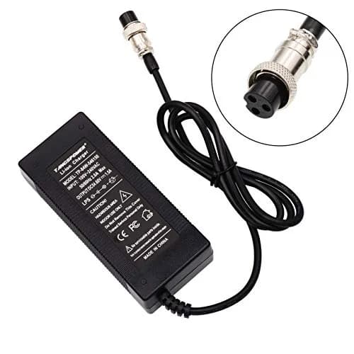 TANGSPOWER 48v Battery Charger 54.6V 48Volt Power Supply Adapter for Lithium Batteries thumbnail 2