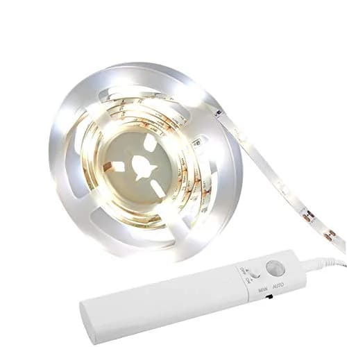 KUCAM Motion Sensor Wardrobe Light 1.5M | PIR Auto on/Off, Battery Powered, 6000K White for Closet & Bedroom thumbnail 3